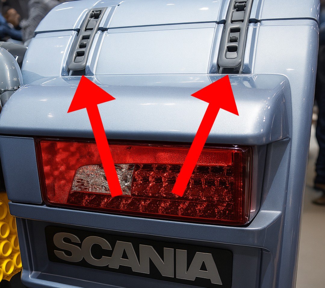 تولید لاستیک کش گلگیر اسکانیا