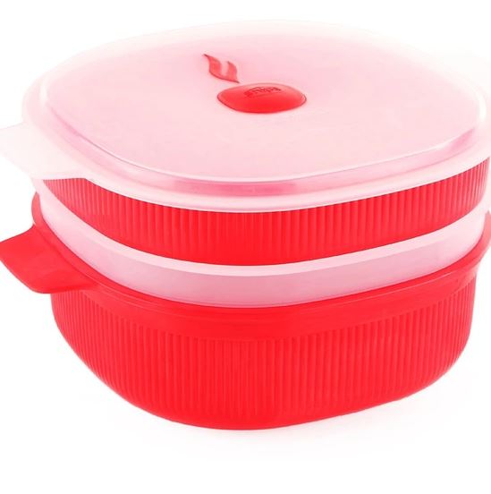 ظرف بخارپز سیلیکونی برای مایکروویو