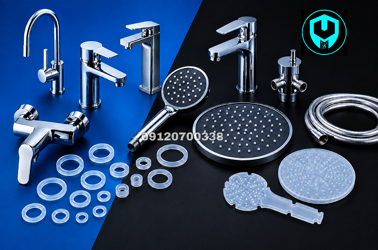 انواع قطعات سیلیکونی شیرآلات و کاربرد آن‌ ها در صنعت شیرآلات